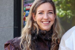 Ledenraadslid Anne Gerrits van Schoenmode Verploegen